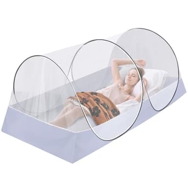 Extra Large Pop Up Mosquito Tent, Portable Foldable Mosquito Net for Bed Camping Travel Patio (78 * 41 * 31inch)