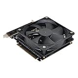 Cablecc 4X NVME M.2 AHCI to PCI-E Express 3.0 Gen3 X16 Raid Card with Fan VROC Raid0 Hyper Adapter