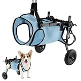 celestaura Dog Wheelchair for Back Legs, Dog Wheelchair Cart, Doggy/cat Wheelchair with Disabled Hind Legs Walking, Mobility Aids for Small Pets Hind Limbs, Dog Carts with Wheels, Light Weight,S