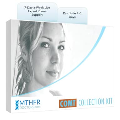 COMT Gene Test Collection Kit Comes with Results Interpretation and Live Support 7 Days a Week - Cheek Swab - Results in 2-5 Days.