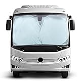 EcoNour RV Windshield Sunshade | Reflective RV Windshield Cover for UV Rays & Heat Protection, Keeps Your RV Motorhome Cool | Shades for RV Fits RVs, Trucks, Motorhomes, Buses | XXXXX-Large 102"x51"