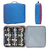 KISLANE Carrying Case for 12 Monster Jam Toy Trucks, Kids Cars Storage Bag Holding 12 Trucks