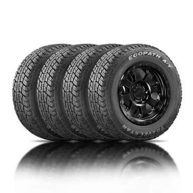 Set of 4 (Four) Travelstar Ecopath AT All Terrain LT275/70R18 10 Ply 125/122S Light Truck Radial Tire + Three-year Road Hazard Warranty Included 275/70/18 (Tire Only)