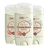 Old Spice GentleMan's Aluminum Free Dry Feel Deodorant for Men, 24/7 Lasting Freshness, Gentle on Skin with Skin Conditioners, Himalayan Sea Salt + Glacier Water Scent, 3.0 oz (Pack of 3)