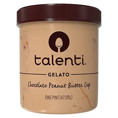 Talenti Gelato For a Delicious Frozen Dessert Chocolate Peanut Butter Cup Made with Real Ingredients 1 pint