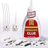 Y'allCanDiy Waterproof Ceramic Glue - Temperature Resistant Ceramic CA Glue Repair for Pottery, No Smell After Cure. Best Cyanoacrylate Based Adhesive for China and Porcelain
