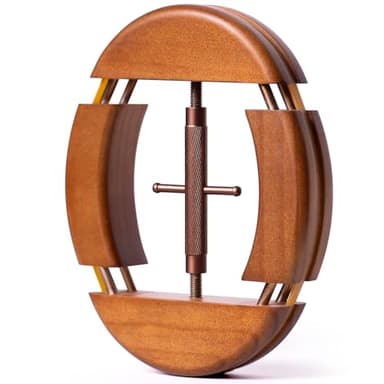 4 Way Hat Stretcher, Wooden Hat Stretchers for Fitted Hats, Stretch Size 6 7/8 to 8 3/8, Hats Stretcher Fits All Kind of Caps - with Lever Wrench, Extender Widener for Men Fedora Cowboy Baseball Caps