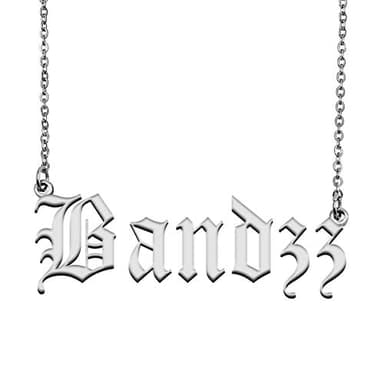 HUAN XUN Personalized Name Necklace Custom Made Pendant Jewelry Gifts Bandzz