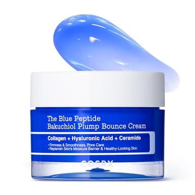 COSRX The Blue Copper Peptide Bakuchiol Cream, Korean Anti-Aging, 1.76 oz