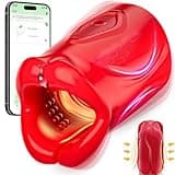Male Vibrator Sex Toys for Men - Male Masturbator with 9 Vibration Modes & App Remote Control, Stroker Trainer Blowjob Toy for Penis Training Prolong Endurance, Sex Machine Adult Toys & Games