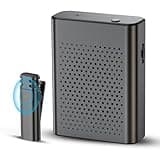 Voice Amplifier with Wireless Lavalier Microphone,Portable Rechargeable Wireless Microphone and Speaker with Waistband,Wireless Voice Amplifier for Teachers,Speakers,Trainers,Tour Guides,Coaches