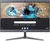 acer Chromebase D18Q2 CA24V2 All-in-One Desktop Computer PC, 23.8'' Full HD Touchscreen Display, 8th Gen Quad-Core i7-8650U, 4GB DDR4 RAM, 128GB SSD, Webcam, HDMI, WiFi, Chrome OS (Renewed)