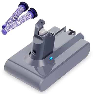 Biswaye Compatible with Dyson V6 Battery, V6 Battery Replacement Compatible with Dyson V6 DC62 DC59 DC58 SV03 SV04 SV06 SV09 Slim V6 Animal V6 Absolute V6 Motorhead V6 21.6V Cordless Vacuum Batteries