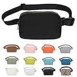 VOROLO Fanny Pack For Women And Men Crossbody Bag Belt Bag with Adjustable Strap Easter Gifts Black