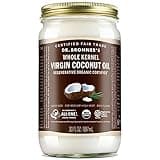 Dr. Bronner's - Organic Virgin Coconut Oil (Whole Kernel, 30 Ounce) - Coconut Oil for Cooking, Baking, Hair and Body, Unrefined and Fresh-Pressed, Rich and Nutty Flavor, Fair Trade, Vegan, Non-GMO