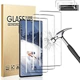 3 Pack Pixel 6 Pro Tempered Glass Screen Protector, 2 Pack Camera Lens Film 9H Hardness Fulll Coverage Case Friendly Compatible with UltraSonic Fingerprint For Googel Pixel 6 Pro (6.7 Inch)