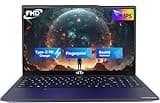 NIMO 15.6 FHD Student Laptop, Intel Pentium Quad-Core N100(Beat to i3-1115G4) 8GB RAM 128GB SSD 2 Years Warranty Type-C 65W Charger Laptop-Computer with Backlit Keyboard Fingerprint Blue (Renewed)