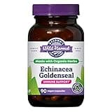 Oregon's Wild Harvest Echinacea Goldenseal Organic Capsules | Vegan, Non-GMO, Gluten Free, Immune Support*, 90 Count