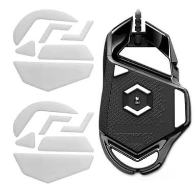 Yenblow 2 Pack G502 Hero Mouse Skates, G502 Replacement Feet Wear-Resistant Smooth Mice Glass Skates Pad Compatible with Logitech Wired Gaming Mouse Feet Sliding Stickers (White PTFE)