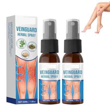Holyarm 2 Bottle Timilk VeinGuard Herbal Spray - Improves Circulation,Professional Varicose Veins for Legs Spray,Natural Ingredients Leg for All Skin Types