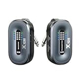Xvive A58 Wireless Guitar System 5.8GHz Wireless Guitar Transmitter Receiver for Active or Passive Pickup Electric/Acoustic Bass Guitar