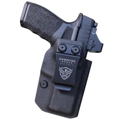 Springfield Hellcat PRO Holster – Optics Cut IWB Kydex Holster Percision fit for Hellcat Pro – Adjustable Retention & Cant – Audible “Click” When Reholstered – Inside Waistband Concealed Carry