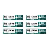 Listerine Essential Care Toothpaste, Bad Breath Treatment, Cavity Prevention, Fluoride Toothpaste; Powerful Mint Flavor, 4.2 oz, 6 Pack