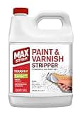 Max Strip Paint & Varnish Stripper 32oz - Paint Stripper for multiple layers of acrylic, latex, oil & water-based paints, varnishes. For wood, metal, masonry, plaster, tile, molding.