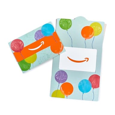 Amazon Physical Gift Card in Mini Envelope - Bright Balloons