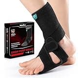 Welnove 2 Pack Drop Foot Brace with Arch Support，AFO Ankle Brace for Walking ，Relieve The Instability of Lower Limbs by Foot Drop, MS, Spinal Cord Injury (Include Left and Right, FSA HSA Eligible)