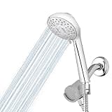 Waterpik Magnetic Dual Dock Adjustable Height Hand Held Shower Head With 5-Foot Metal Hose and PowerPulse Shower Massage, Chrome QMK-753ME