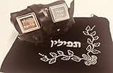 SEFARADIC Tefillin Jewish Kosher Tefilin Dakot Phylacteries Silver for Right Handed