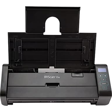 IRIScan Pro 5 Color Portable Duplex Document Scanner, Auto Document Feeder (ADF) 20Pages, Ultra Speed 20PPM, 1 Click scan to PDF, Full OCR 138 Languages, Scan to JPG/PDF/Word/Excel/Cloud