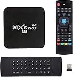 MXQ PRO 5G with Wireless Mini Keyboard Android 13.1 TV Box Ram 2GB ROM 16GB H.265 HD 3D Dual WiFi 2.4G/5.8G Quad Core Android Smart Box Home Set Top Player