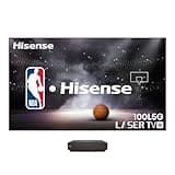 Hisense 100L5G-CINE100A 4K UHD Laser TV, UST Ultra Short Throw Projector with 100" ALR Screen, 2700 ANSI Lumens, Android TV, HDR10, 30W (Stereo) Dolby Atmos, Built-in Alexa and Google Assistant