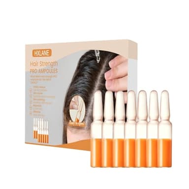 Hair Ampoule Serum, Hair Ampoule Treatment, Hair Nourishing Concentrate, Strengthening Hair, Hair Lotion for Thinning Hair Damage, Dry Hair, No Wash Hair Regrowth Oil, 7 Count