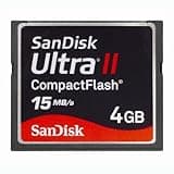 4gb Sandisk Ultra Ii 15m/s Compactflash Cf Card Sdcfh-004g Geunine