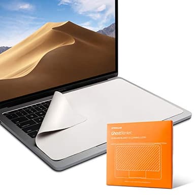 UPPERCASE GhostBlanket Screen Keyboard Imprint Protection Microfiber Liner and Cleaning Cloth 15" Compatible with MacBook Pro 16"