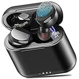 TOZO T6 True Wireless Earbuds Bluetooth 5.3 Headphones 50H Long Playtime, Wireless Charging Case, IPX8 Waterproof Stereo Earphones, Built-in Mic Calls, Headset Premium Deep Bass 32 Preset EQs via APP