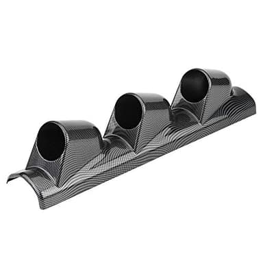 Gauge Console Dashboard Pod,52mm 2 Inch Universal Triple 3 Holes Meter Gauge Pillar Mount Pod Holder Bracket(triple hole)