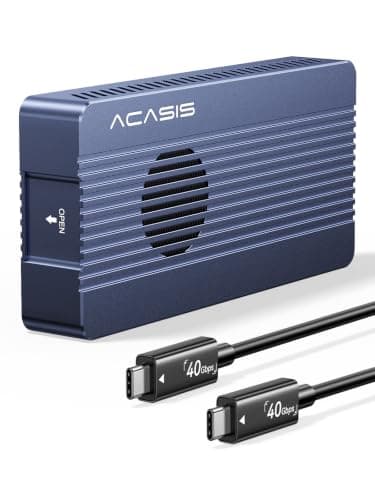 ACASIS 40Gbps M.2 NVMe SSD Enclosure with Cooling Fan