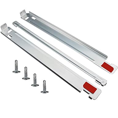 KSTK1 27-inch Washer Dryer Stacking Kit Replacement for LG Laundry Washer and Dryer - Solid Metal with Chrome Coated