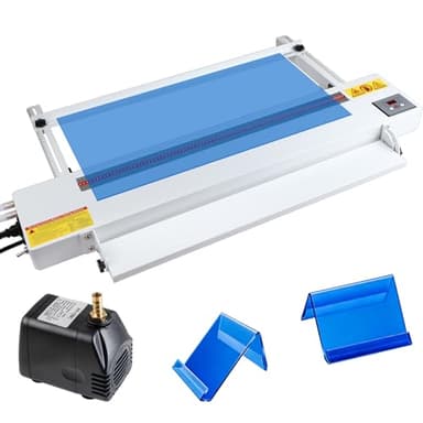 Digital Acrylic Plastic Bender, 24inch Acrylic Bending Machine with Adjustable Length&Angle, Acrylic PVC Plastic Bender with Spare Heating Wire, 60cm Acrylic Strip Bender Heater, 0-100℃, 110V