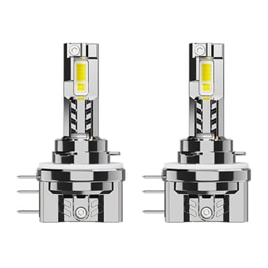 AOLLAKS H15 Light bulb, 24000LM 6500K White bulbs, high/low beam fog light bulbs