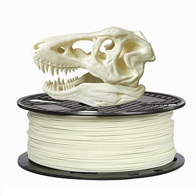 CC3D PLA Max Bone White PLA Filament 1.75 mm 1KG 3D Printer Filament 2.2LBS 3D Printing Material Stronger Pro Plus + Filament Ivory White Bone Color