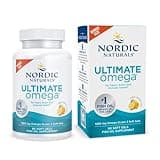Nordic Naturals Ultimate Omega, Lemon Flavor - 90 Soft Gels - 1280 mg Omega-3 - High-Potency Omega-3 Fish Oil Supplement with EPA & DHA - Promotes Brain & Heart Health - Non-GMO - 45 Servings