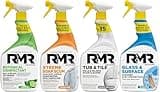 RMR Brands RMR - Tub and Tile Cleaner, RMR - Xtreme Soap Scum Remover, RMR - 2-in-1 Glass and Surface Cleaner Plus Repellent All-Purpose Botanical Based Disinfectant Cleaner