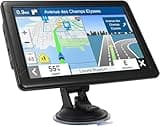 GPS Navigation 9 inch High-Definition Touch Screen 256+16G，for Car Trucks RV，2025 Map (Free Lifetime Updates), Support Voice Turn Direction Guidance/Speed and Red Light Warning/Custom Truck Routing