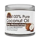 Okay 100% Pure Coconut Oil for Hair & Skin - Coconut Oil for Women & Men, Perfect for Hair & body, Natural Massage Oil & Moisturizer - 6 fl oz Jar (Pack of 1)