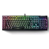 Razer BlackWidow V4 X Mechanical Gaming Keyboard: Yellow Switches Linear & Silent - 6 Macro Keys - Chroma RGB - Doubleshot ABS Keycaps - Roller & Media Keys Snap Tap